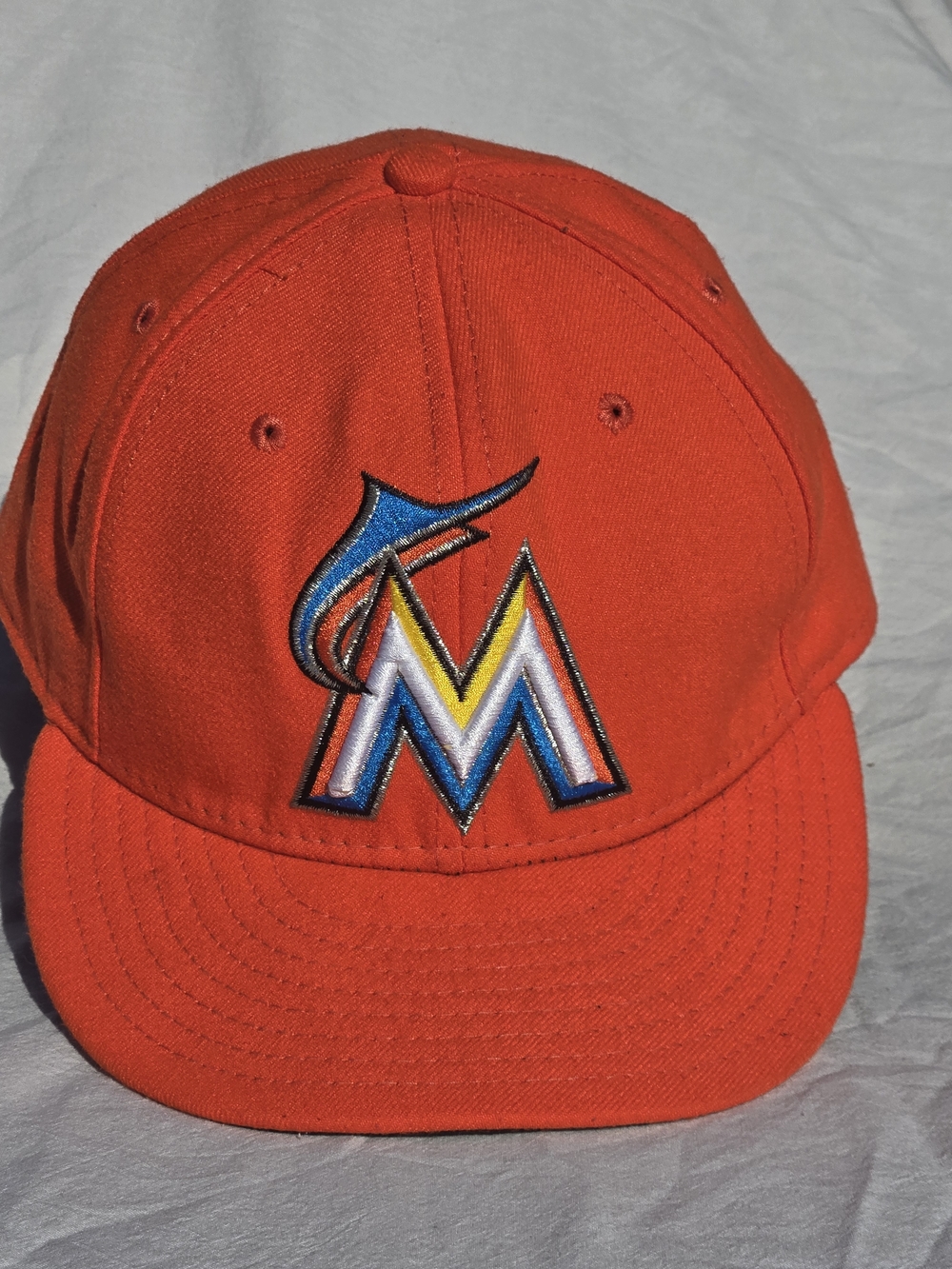 New Era Bright Orange 59FIFTY Fitted Cap